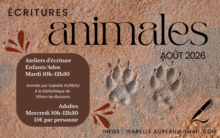 Atelier d&rsquo;écriture « Ecritures animales » (adultes)